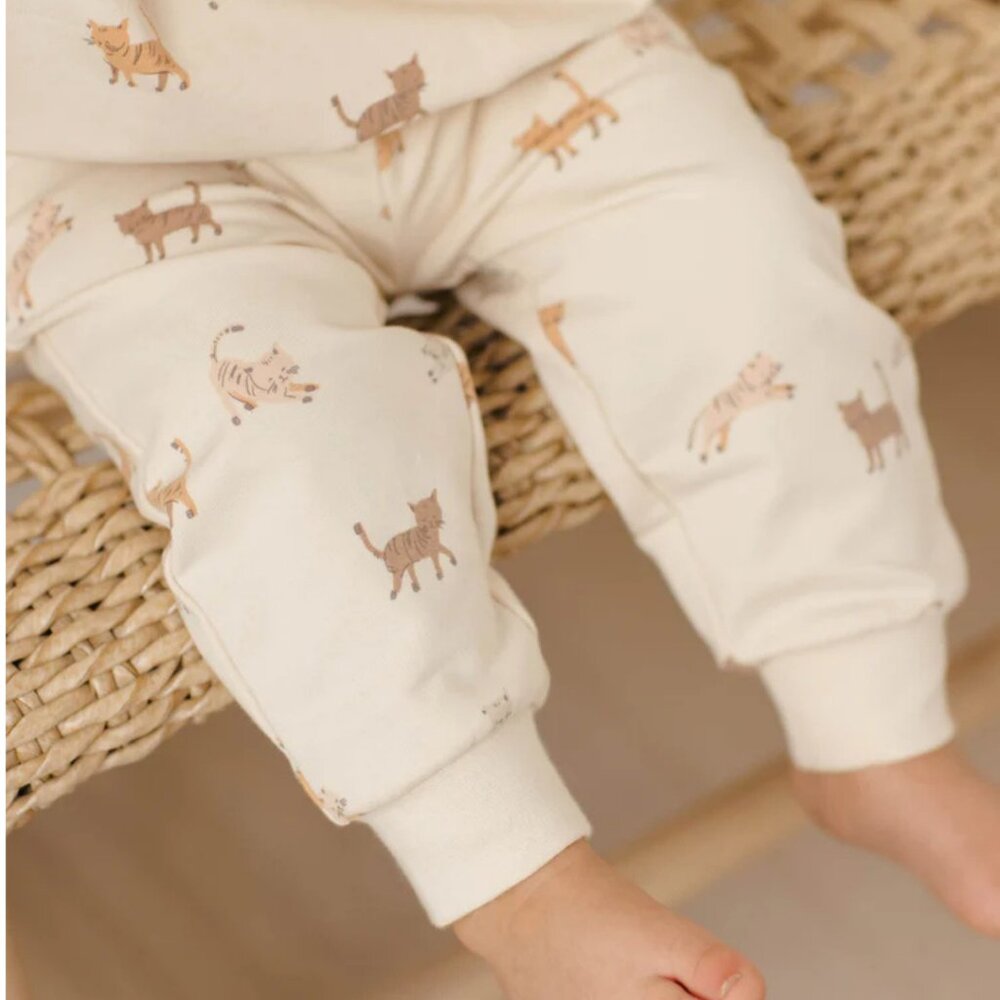NWT - Quincy Mae Cats Sweat Set ORGANIC - Picture 4 of 4